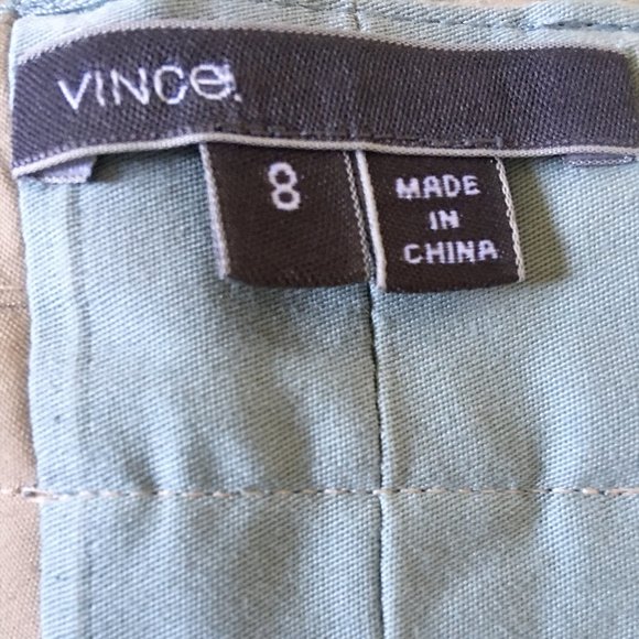 Vince Coin Pocket Chino, size 8, pale aqua color - Picture 5 of 6